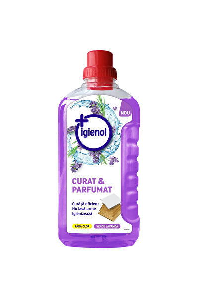 Cloret Igienol – Soluție pentru Pardoseli cu Parfum de Lavandă, 1L