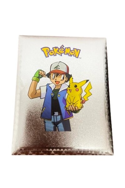 Pikachu Set argintiu sclipitor 10 carti Pokemon, indragitii eroi cu super-puteri