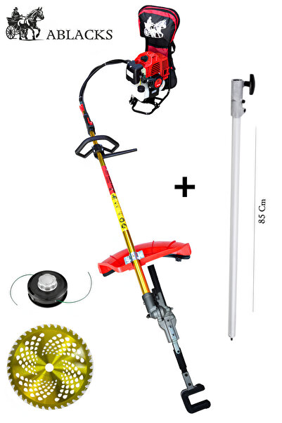ABLACKS Profesyonel Sırt Tırpan Fındık, Dal Silkeleme + Uzatma Aparatı (3 Met...