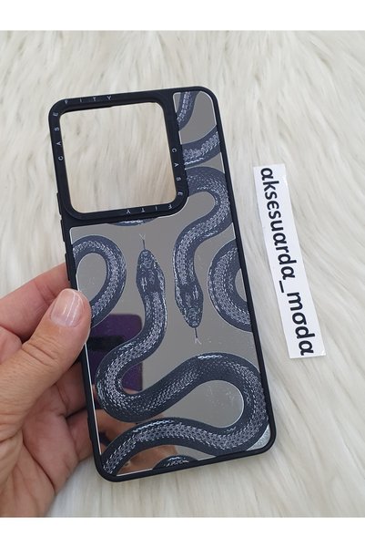 ZB Aksesuarda Moda XİAOMİ REDMİ NOTE 13 PRO 5G UYUMLU AYNALI DESENLİ KILIF