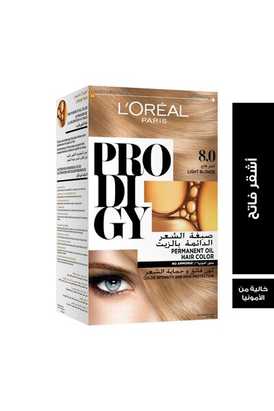 JP L'Oreal Prodigy Hair Dye Cream 8 Light Blonde 1 pc