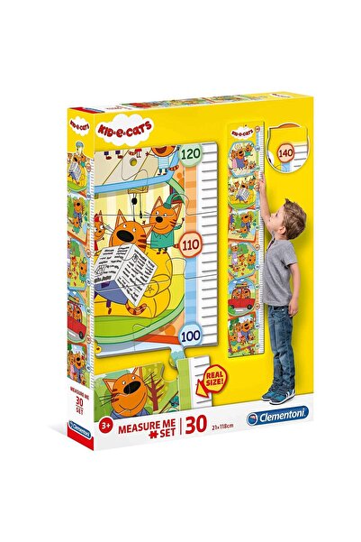 CLEMENTONI Παζλ 30 τεμαχίων XXL - Παζλ  "Μετρήστε με " - Παιδί και Γάτες