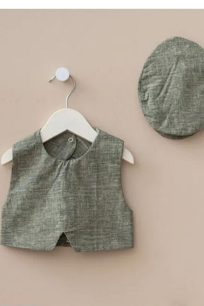 Minytrendy Baby Boy Newborn Jumpsuit Special Day Outfit Hospital Release Mevlüt Set Baby Gift