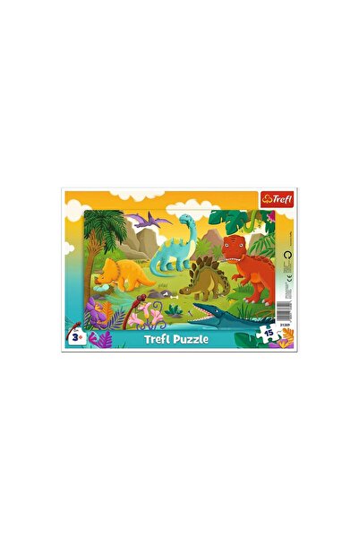 Trefl Puzzle - Dinosaurs, 15 piese