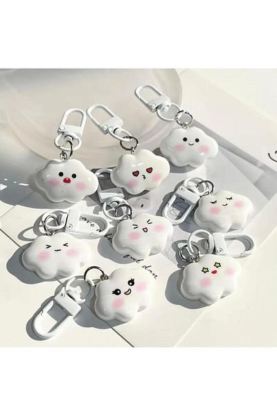 ÇAKRA Cloud Model Cute Figured Keychain Bag Ornament Charm (One Piece Is Sent Randomly.)