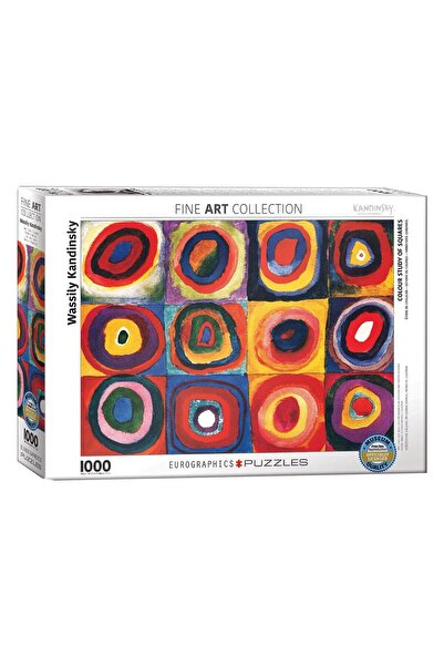 Eurographics Puzzle - Vassily Kandinsky: Farbstudie Quadrate (c.1913), 1000 piese (6000-1323)