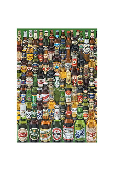 EDUCA Puzzle - Cans of Beer, 1000 pieces, includes puzzle glue