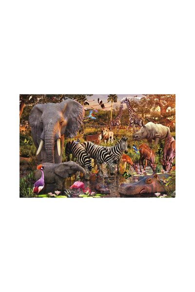RAVENSBURGER Puzzle - Animale Din Africa, 3000 Piese