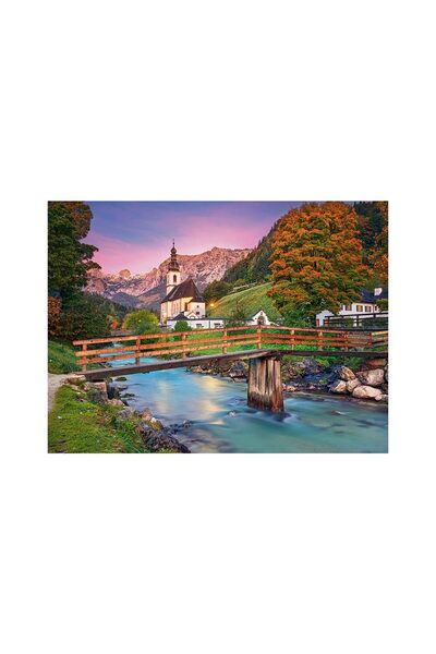 Castorland Puzzle 2000 piese - Sunset in Ramsau