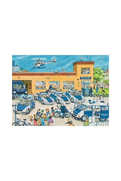 RAVENSBURGER Παζλ - Στο Αστυνομικό Τμήμα, 100 κομμάτια XXL