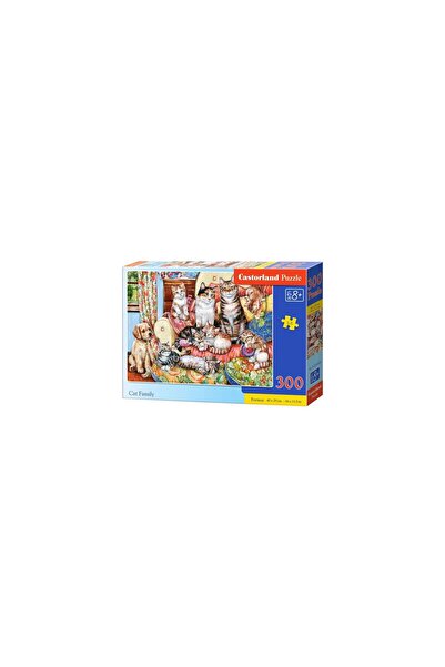 Castorland Puzzle - Cat Family, 300 piese