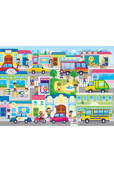 CLEMENTONI Παζλ 104 τεμαχίων - Η Πόλη (Clementoni-27114)