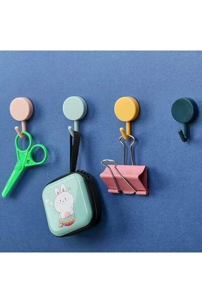 Skygo Self Adhesive Colorful Wall Hanger 10 Pcs