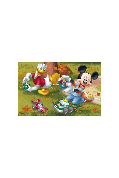 Trefl Puzzle - Mickey and Donald are playing radio-controlled cars, 54 piese
