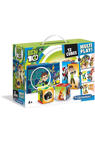 CLEMENTONI Puzzle cuburi - Ben 10, 12 piese