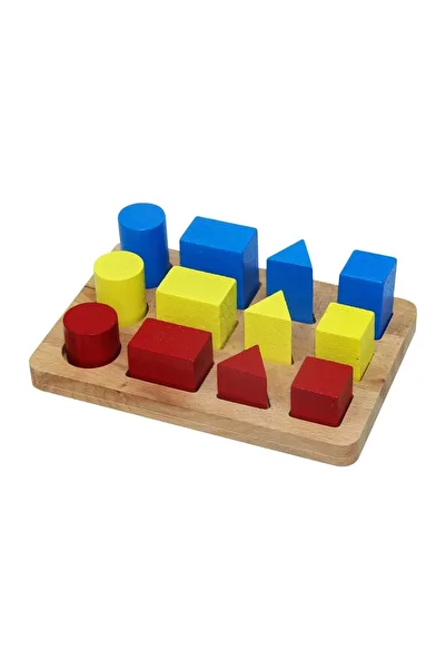 thebestnzm Boxed Wooden Geometric Large to Small