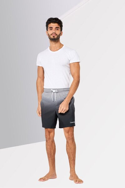 Calvin Klein Men Stripe Board Shorts, Multicolor