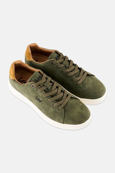 Lee Men Lace Up Casual Shoes, Olive