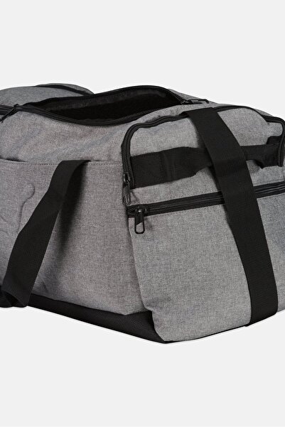 Puma Men Brand Logo Sports Bag, Grey