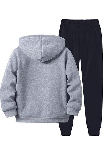 HOFFNUNG Unisex Men/Women Italia Unisex Hooded Oversize Elastic Leg Tracksuit Set