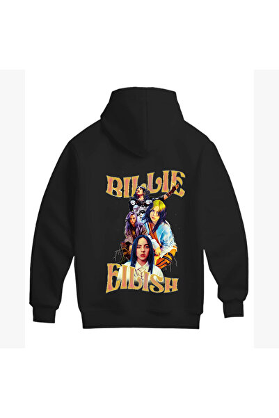 MAGORS سويت شيرت بقلنسوة عالي الجودة من القطن للجنسين من بيلي إيليش (هودي)