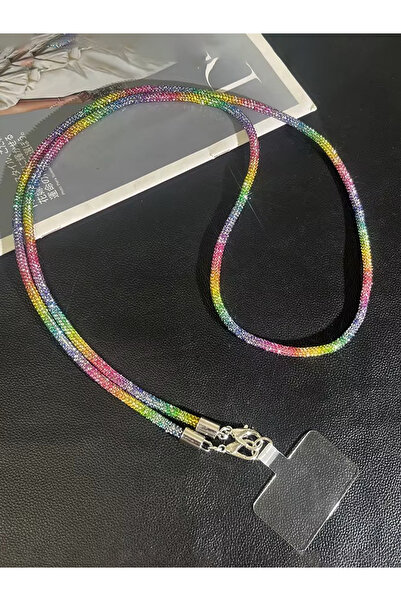 OSG Telefon Kılıflarının İçerisine Takılabilen Taşlı Ve Simli Boyna Asılabile...