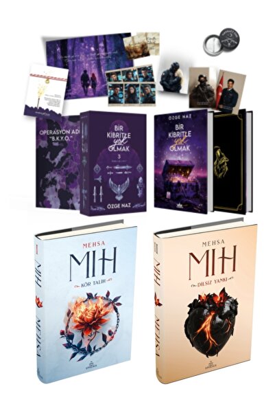 Ephesus Yayınları Mıh 1, Mıh 2, Bir Kibritle Yok Olmak 3 Kutulu Mehsa ve Özge...