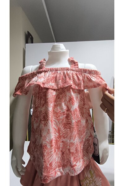 Miniworld Girls' Skirt-T-Shirt Set, 100% Cotton Breathable, Elastic Strapless, Style, Pleated