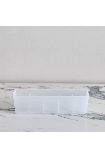 Home Box Inaya 5-Compartment Slim Drawer Organiser - 30.7x8.8x7.8 cm