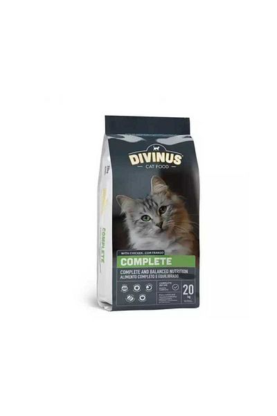 DIVINUS Cat Complete Dry Food for Adult Cats with Chicken 20 kg