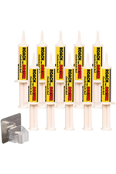 FOTOFUN Σετ 10 INSECTICID Roach Doctor - , με σύριγγα + βάση για μπάνιο ή κου...
