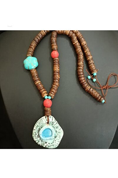 Birtakı'm Şeyler التصميم المخصص هو قطعة واحدة فقط قلادة من السيراميك الأصلي م...