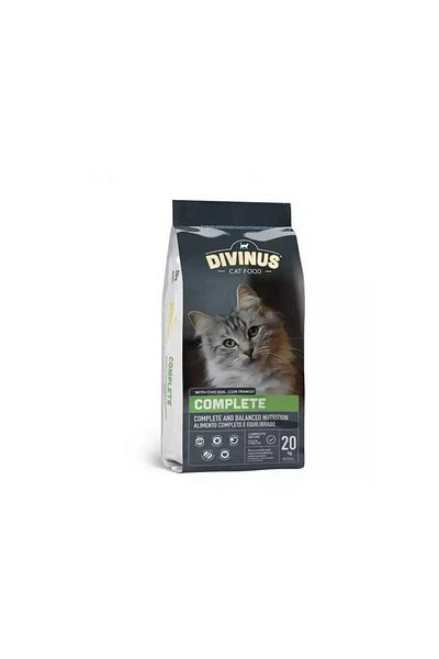 DIVINUS Cat Complete Dry Food for Adult Cats with Chicken 20 kg