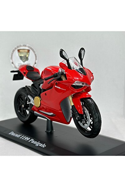 Maisto Diecast Ducati 1199 Panigale 1:12 Diecast Motosiklet Model – Lisanslı Maisto Metal Maket & Koleksiyon