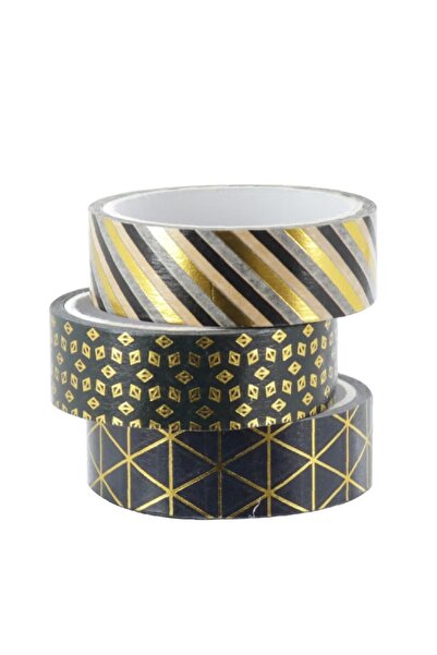 Roco مجموعة شرائط واشي - 3 لفات، 15 مم × 5 م، ألوان متنوعة