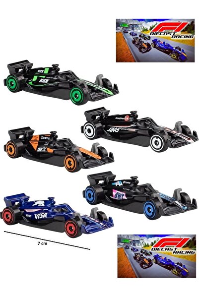 OYUNCAKSAHİLİ Formula 1 Metal Araba 5li Diecast Model Mclaren BWT Alpine F1 Team Pist Stop Kıck Mercedes Orjnals