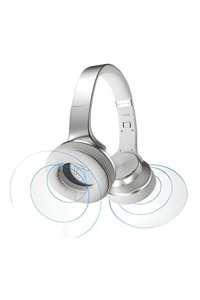 Sodo MH5 Over-Ear Bluetooth Headphones with Microphone - Silver