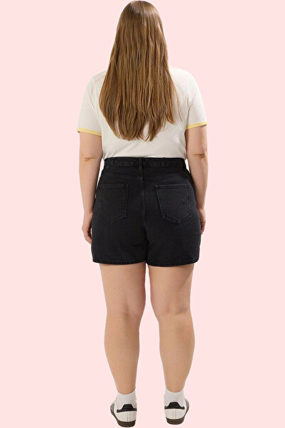 PayBuy Kadın Denim Şort Etek Yüksek Bel Geniş Paça Pamuklu Günlük Kombinler Yaz Aylarının Vazgeçilmezi