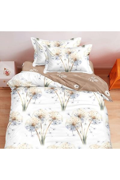 CHIRASO CHIRASO Bedding Set, 1 Person, ELASTIC Sheet 140x200cm, Duvet Cover 160x200cm, 2 Pillowcases