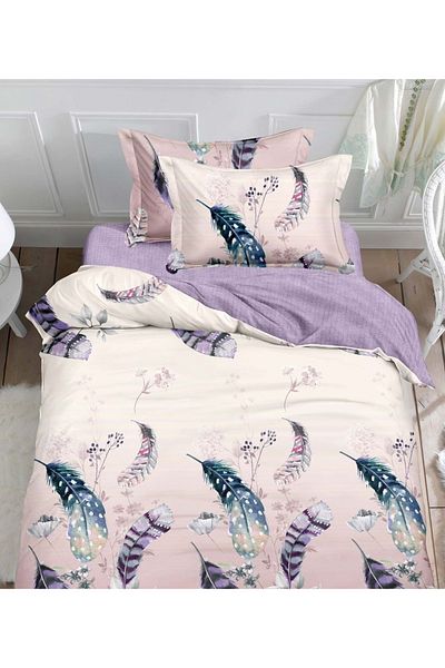 CHIRASO CHIRASO Bedding Set, 1 Person, ELASTIC Sheet 140x200cm, Duvet Cover 160x200cm, 2 Pillowcases