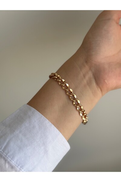 Owentis Steel Rose Gold Jeweler Model Belgrade Bracelet - Does Not Darken -