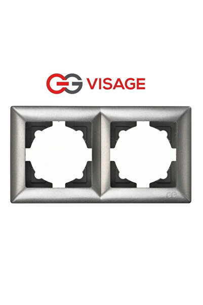 Glowify Store Visage ambiance smoky 2-piece frame - compatible frame for socket and switch