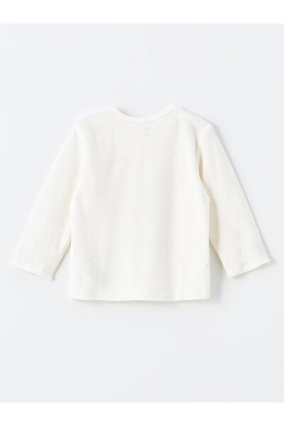 LC Waikiki Lcw Baby Velvet Christmas Themed Baby Boy Pajama Set