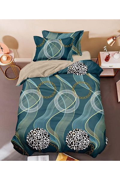 CHIRASO CHIRASO Bedding Set, 1 Person, ELASTIC Sheet 140x200cm, Duvet Cover 160x200cm, 2 Pillowcases