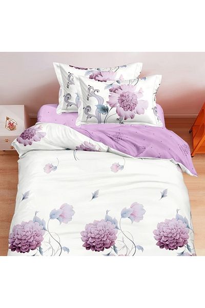 CHIRASO CHIRASO Bedding Set, 1 Person, ELASTIC Sheet 140x200cm, Duvet Cover 160x200cm, 2 Pillowcases