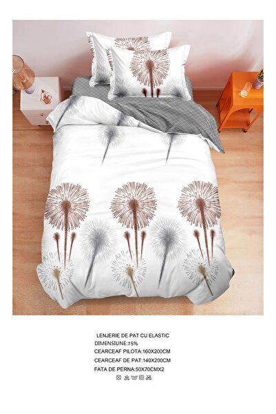 CHIRASO CHIRASO Bedding Set, 1 Person, ELASTIC Sheet 140x200cm, Duvet Cover 160x200cm, 2 Pillowcases