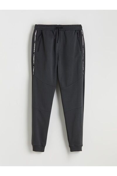 LC Waikiki Siyah Slim Fit Erkek Jogger Eşofman Altı