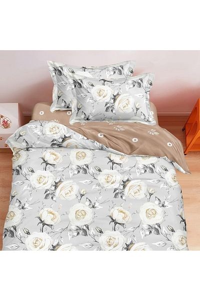 CHIRASO CHIRASO Bedding Set, 1 Person, ELASTIC Sheet 140x200cm, Duvet Cover 160x200cm, 2 Pillowcases
