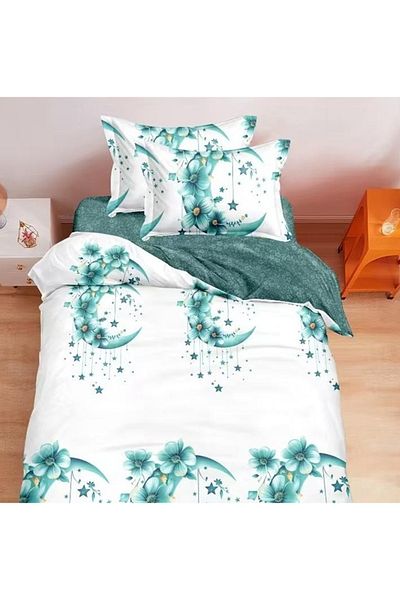 CHIRASO CHIRASO Bedding Set, 1 Person, ELASTIC Sheet 140x200cm, Duvet Cover 160x200cm, 2 Pillowcases