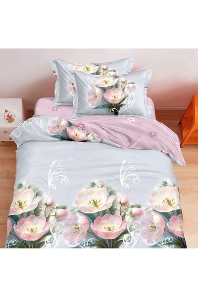 CHIRASO CHIRASO Bedding Set, 1 Person, ELASTIC Sheet 140x200cm, Duvet Cover 160x200cm, 2 Pillowcases